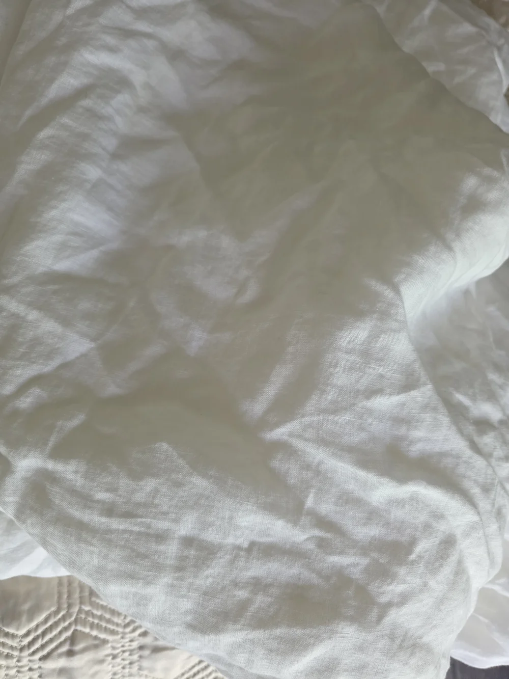 Pottery Barn Linen Throw - Soft White